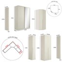 Ver imagem 4 de Guarda Roupa Modulado com 6 Portas 100% Mdf Pintura Laca Cor:luna