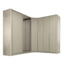 Ver imagem 2 de Guarda Roupa Modulado com 6 Portas 100% Mdf Pintura Laca Cor:luna