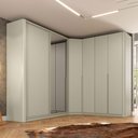 Ver imagem 1 de Guarda Roupa Modulado com 6 Portas 100% Mdf Pintura Laca Cor:luna
