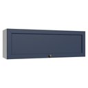 Ver imagem 1 de Armário Aéreo 100 cm 1 Porta Basculante Branco/Azul Vik Madesa Branco/Azul