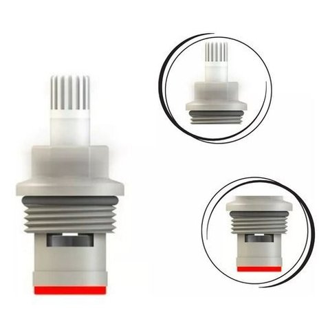 Reparo 1/4 de Volta para Torneira Mecanismo M22 Império Ind. Laranja