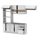 Ver imagem 6 de Cozinha Compacta Glamy Marselha 8 Portas 3 Gavetas Madesa