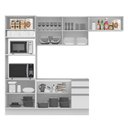 Ver imagem 5 de Cozinha Compacta Glamy Marselha 8 Portas 3 Gavetas Madesa