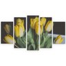 Quadro Decorativo Flor Tulipa Amarela 108x65cm em Mdf - 2