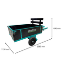 Ver imagem 3 de Motocultivador Tratorito Gasolina Branco Bttg 7.5HP com Carretinha