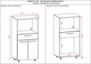 Ver imagem 6 de Balcão de Cozinha Duplo Forno 2 Portas 1 Gaveta Duetto Kits Paranaun