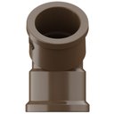 Ver imagem 3 de Joelho De 45° Graus Soldável PVC Marrom Para Canos Tubos De Água Fria De 1/2” Polegadas 20mm