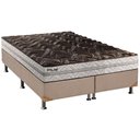 Ver imagem 1 de Cama Box Queen: Colchão Espuma D33 Paropas Pasquale Plus + Base CRC Suede Clean(158x198)
