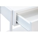 Ver imagem 5 de Mesa de Cabeceira Branca 1 Gaveta Móvel Quarto Apoio Lateral de Cama