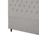 Ver imagem 2 de Cabeceira Embaixatriz Plus Queen 1600mm Veludo Adar Off White - Simbal