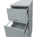 Ver imagem 4 de Arquivo de Aço 4 Gavetas para Pasta Suspensa com Chave Cinza