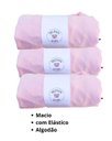 Ver imagem 4 de Kit 3 Pçs Lençol Avulso Malha Liso com Elástico Berço Americano Malha Hipoalergenico 160x98x12cm:kit