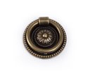 Ver imagem 2 de Kit Puxador Colonial Argola Ouro Velho com 12 unidades