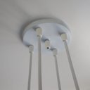 Ver imagem 4 de Lustre Pendente 4 Cúpulas Cilíndricas Tons de Verde e Bege