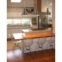 Ver imagem 3 de Lustre Pendente Balcão Cozinha Americana - Marrom