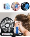 Ver imagem 3 de Mini Ventilador Portátil Bateria Recarregável 3 Velocidades