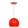 Lustre Pendente Balcão Cozinha Americana - Vermelha - 1