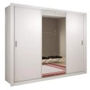Ver imagem 1 de Guarda-roupa Casal com Espelho 3 Portas de Correr Luna Rufato