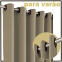 Ver imagem 4 de Cortina blackout Quarto apartamento Brenda 6 x 2,50 bege