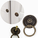 Ver imagem 1 de Kit Puxador Colonial Argola Ouro Velho com 10 unidades