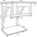 Ver imagem 5 de GABINETE DE VIDRO PARA BANHEIRO 60CM AC ESTONIA COM SIFAO E TORNEIRA METAL:VERDE OLIVA