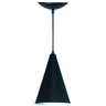 Lustre Pendente Balcão Cozinha Americana - Preto Fosco - 1