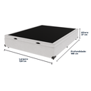 Ver imagem 3 de Cama Box Baú Viúvo 128x188 Branco