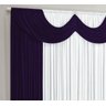 Cortina Riviera 2 Metros  Roxo e Branco - 2