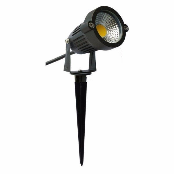 Luminária Led Espeto De Jardim Cob 5w  Verde  Cob5wve - 2