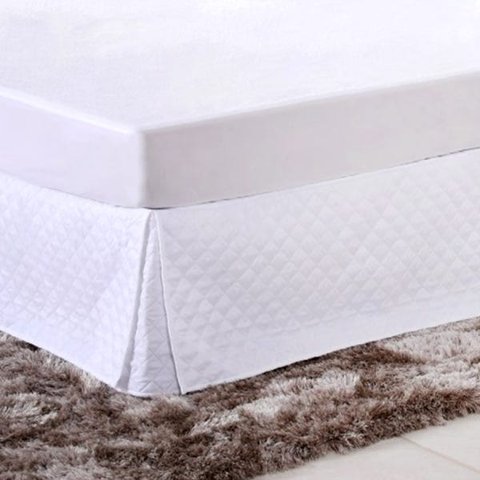 Saia Box Bene Casa Queen Ultra Lisse Impermeável Branco