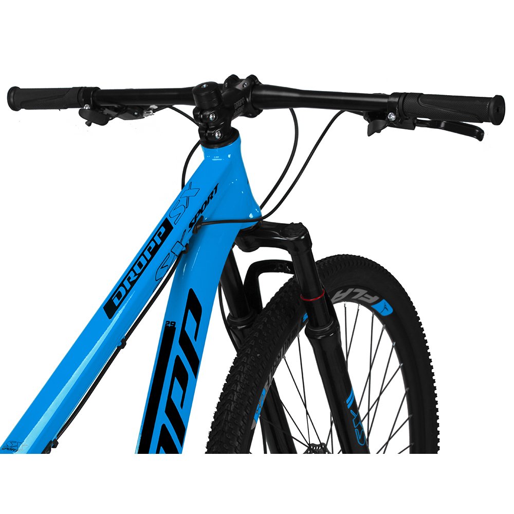 BICICLETA 29 DROPP SX SPORT 21V CÂMBIOS SHIMANO FREIO A DISCO:Azul-Preto - 2