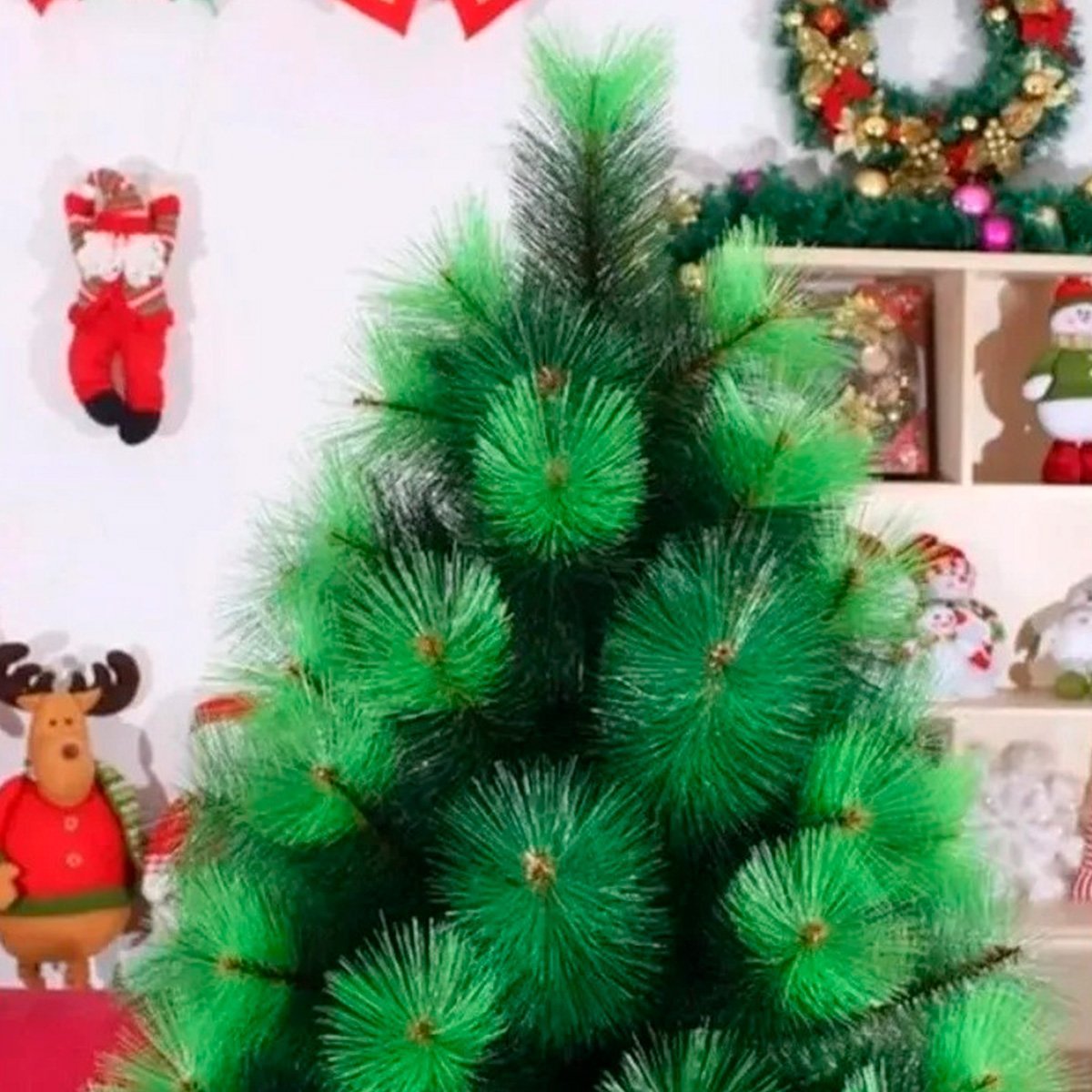 Arvore De Natal Verde Pinheiro Luxo 1,80m C/834 Galhos