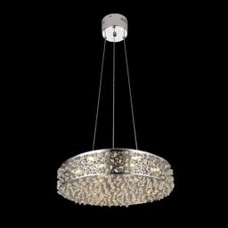 Lustre Pendente Cristal K9 Transparente  Led Incluso - 2