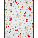 Ver imagem 5 de Kit 5 Pano de Prato Reno Metalizado Natal - 59cm X 40cm