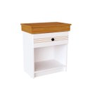 Ver imagem 1 de Mesa Cabeceira Compacta 1 Gaveta para Quarto