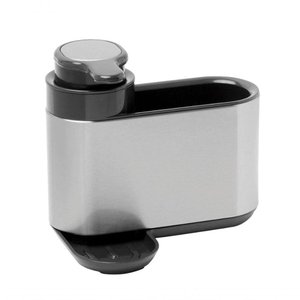 Dispenser para Detergente Líquido em Inox com Porta Esponja Mimo Style