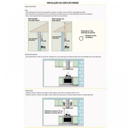 Coifa de Parede Duto Slim Nardelli Vidro Curvo Inox 60cm 220V CVC60 50011000 - 6