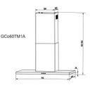 Ver imagem 6 de Coifa Parede Gallant Venezia Retangular Inox 60cm 127V