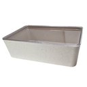 Ver imagem 1 de Caixa Organizadora 2,8 Lts com Tampa Empilhável Marmorizada:bege