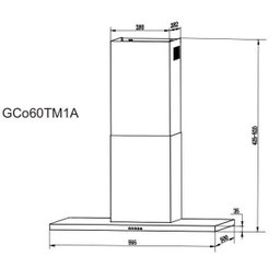 Coifa Parede Gallant Venezia Retangular Inox 60cm 220V - 6 Coifa Parede Gallant Venezia Retangular Inox 60cm 220V - 6