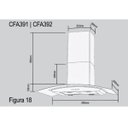 Ver imagem 4 de Coifa de Parede Gourmet Cadence 90cm Inox e Vidro Preto 127V CFA392