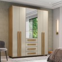 Ver imagem 1 de Roupeiro 5 Portas Ragusa Cinamomo Off White