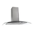 Ver imagem 1 de Coifa Parede Cvc Slim Fogatti Vidro Curvo Inox 75cm 220v