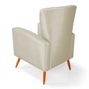 Ver imagem 7 de Poltrona Decorativa Melody com Pés Palito Veludo Bege - Desk Design