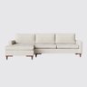 Sofá Chaise em Linho Off White 2,70m Viena - Home Mobily - 5