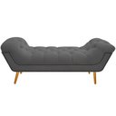 Ver imagem 2 de Calçadeira Madrid 195 cm Suede Cinza