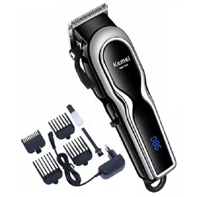 Maquina De Cortar Cabelo Profissional Kemei km 119 Sem Fio bivolt - 4