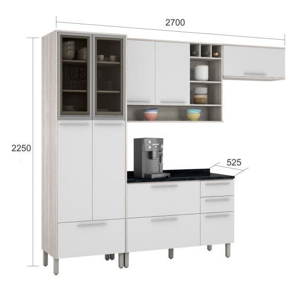 Cozinha Compacta 4 Peças Class 2 Nesher Móveis - 3