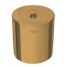 Lixeira 5L Gold Acabamento Polido Tramontina 94540/051  - 1