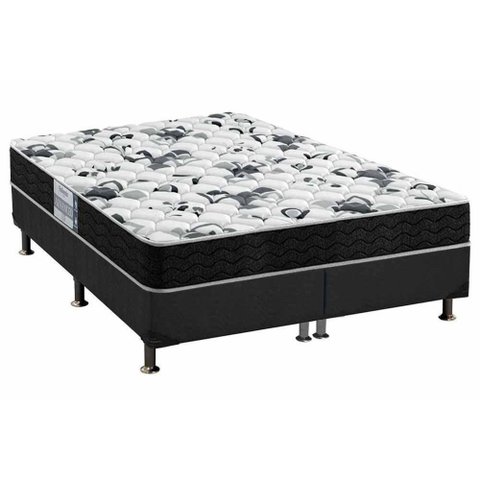 Conjunto Box King: Colchão Espuma Probel D28 Anatômico Advanced Tech1000 + Base Crc Suede Gray (